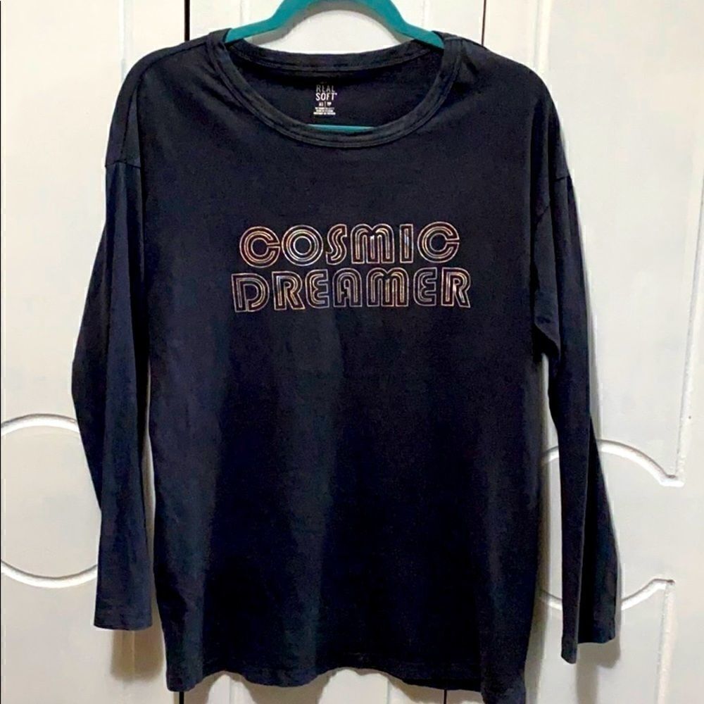 Aerie Real Soft Graphic Tee shirt top Crewneck XS
